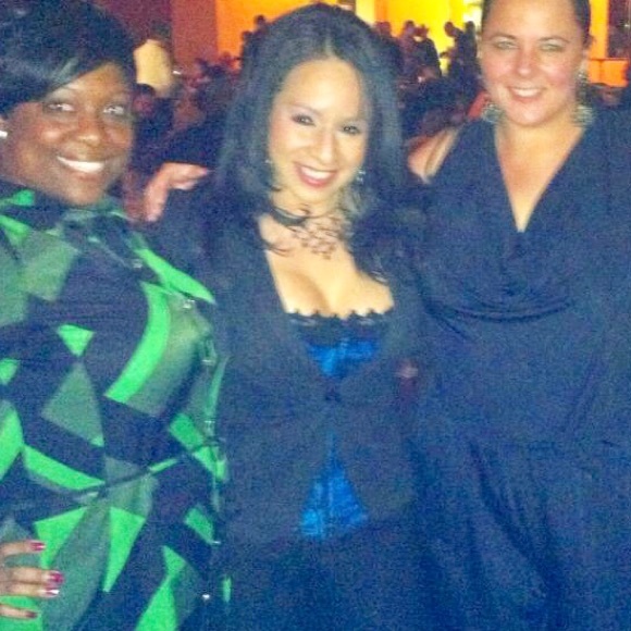 Royal Blue & Black Lace Corset - Picture 1 of 1